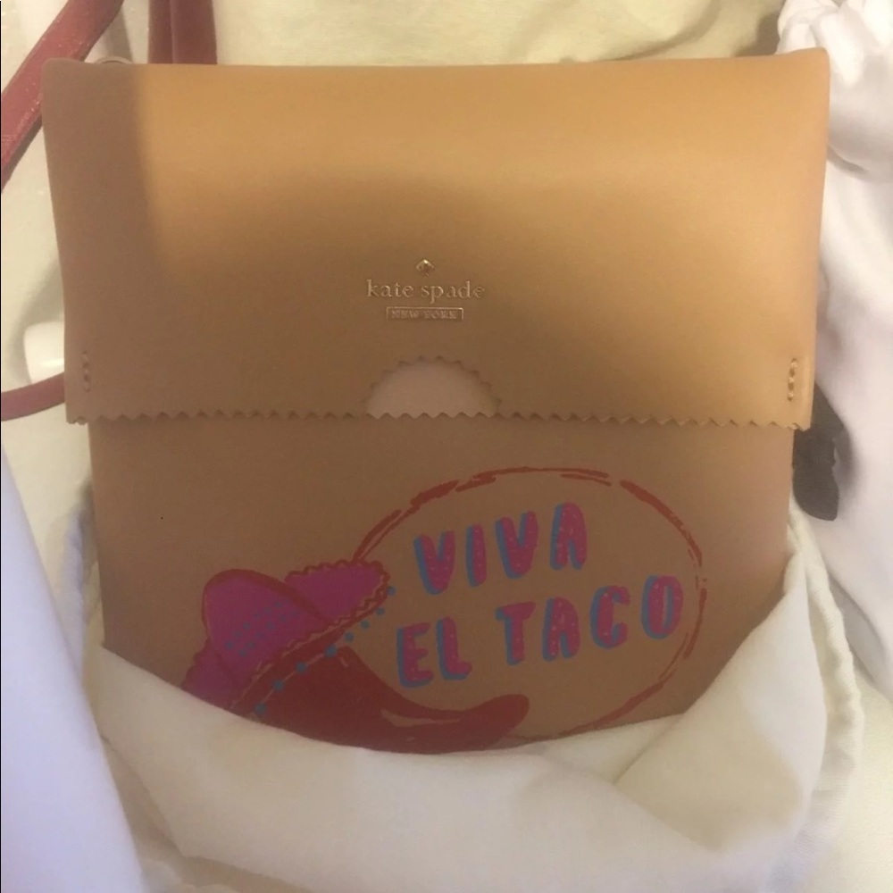 Kate Spade taco takeout bag